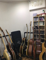 Musical instruments at JMB Studio